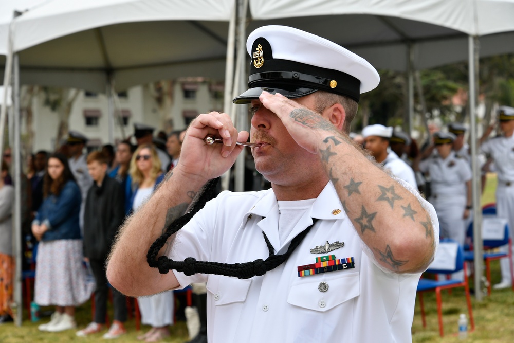 CSFE conducts a time-honored change of command ceremony