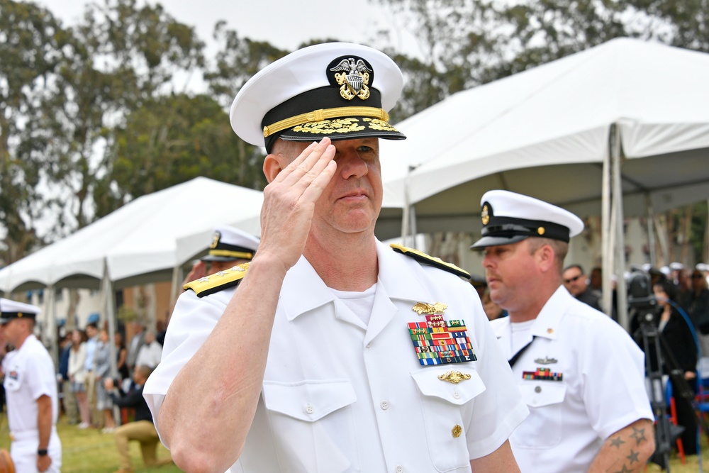 CSFE conducts a time-honored change of command ceremony
