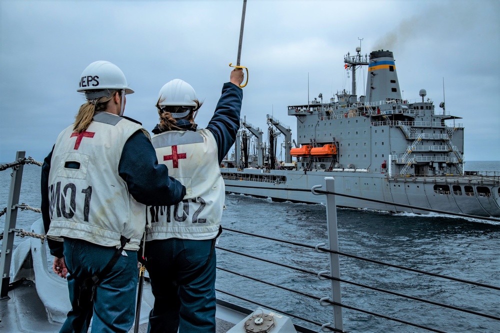 Stockdale conducts replenishment at sea