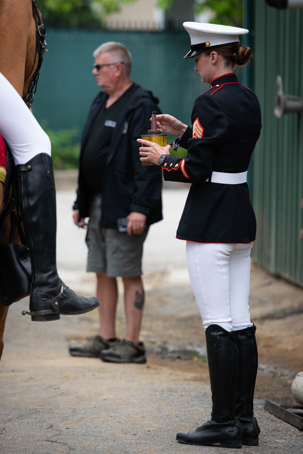 The Marine Corps Mounted Color Guard East Coast Tour