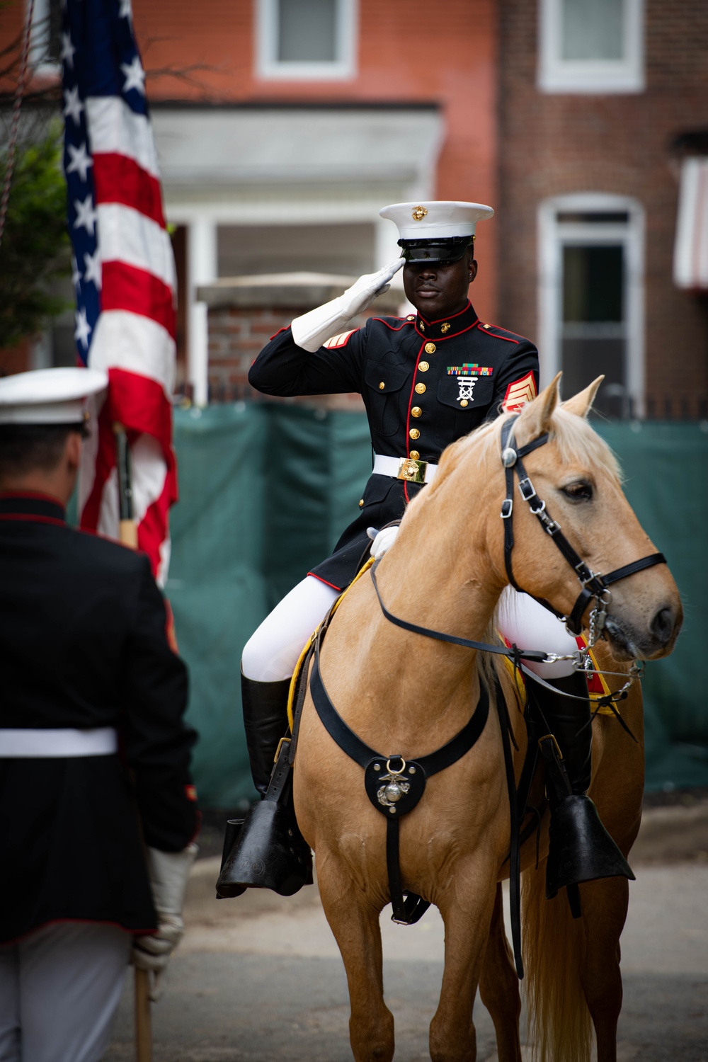 The Marine Corps Mounted Color Guard East Coast Tour