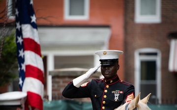 The Marine Corps Mounted Color Guard East Coast Tour