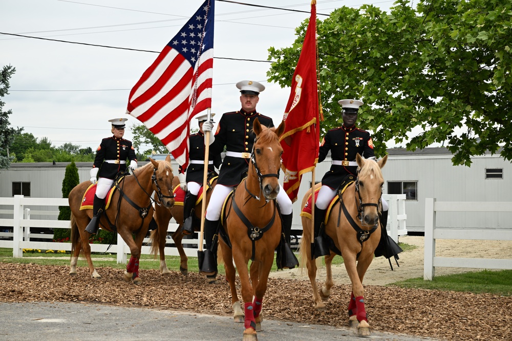 Marine Corps Mounted Color Guard East Coast Tour