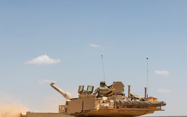 Eager Lion 2024 Abrams tank range