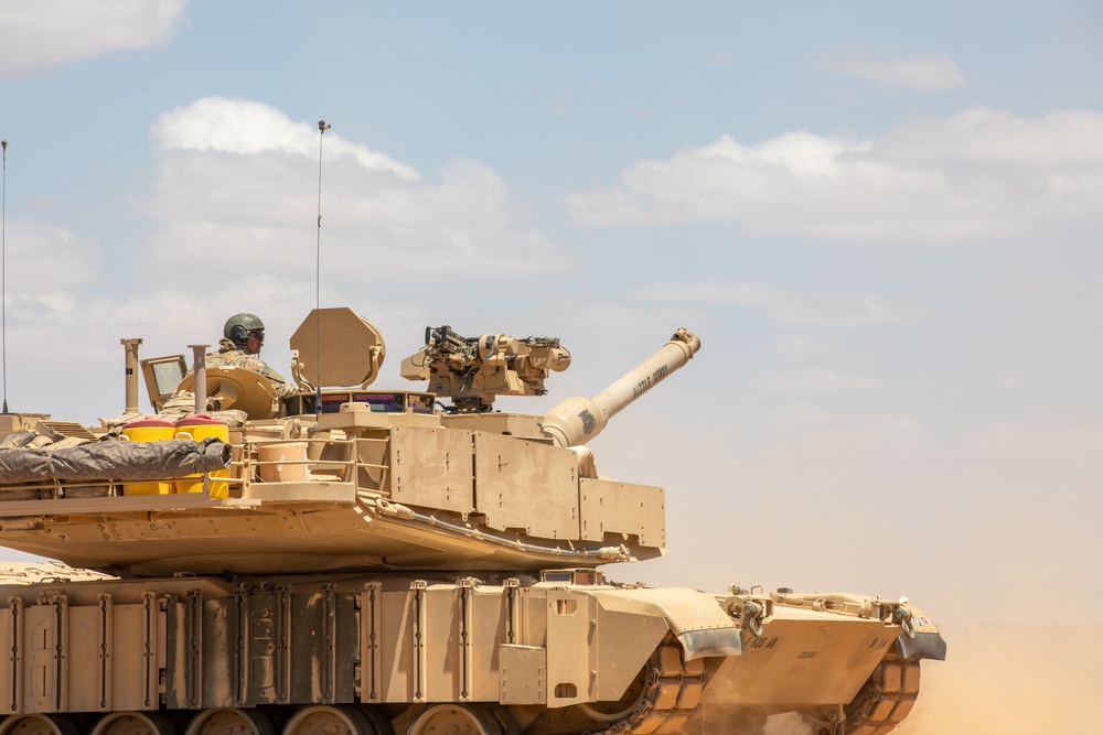Eager Lion 2024 Abrams tank range