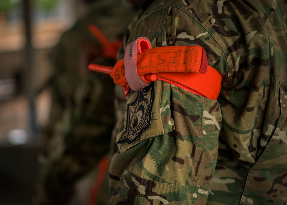 The Brazilian Armed Forces instructs Tactical Combat Casualty Course to members of the Cabo Verdean Armed Forces during Flintlock 24