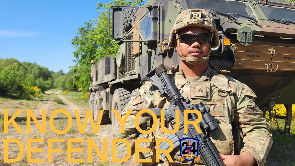 Know Your Defender Sgt. Javier Tinoso