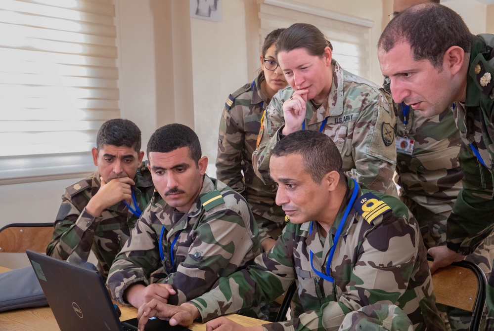 Georgia National Guard Soldiers teach defensive cyber ops at African Lion
