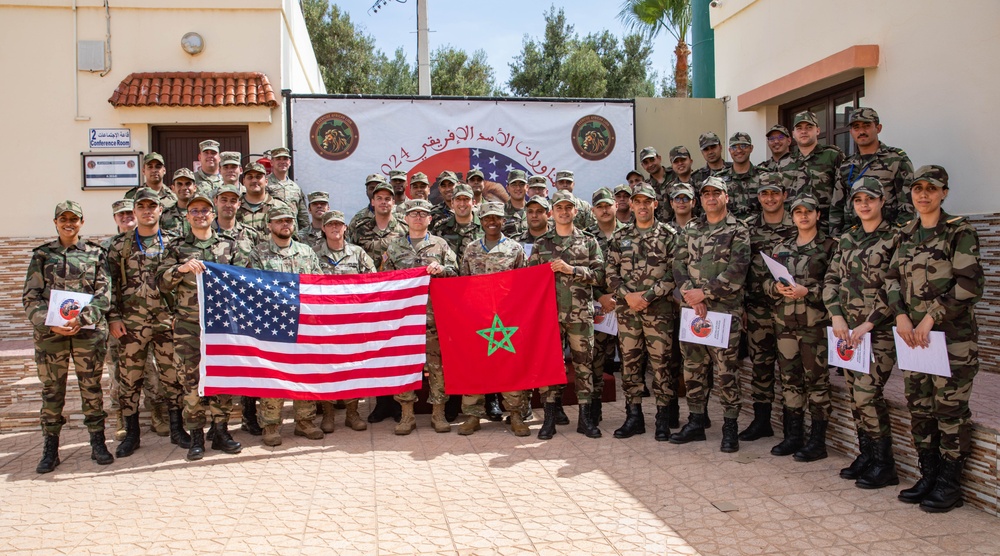 Georgia National Guard Soldiers teach defensive cyber ops at African Lion 2024