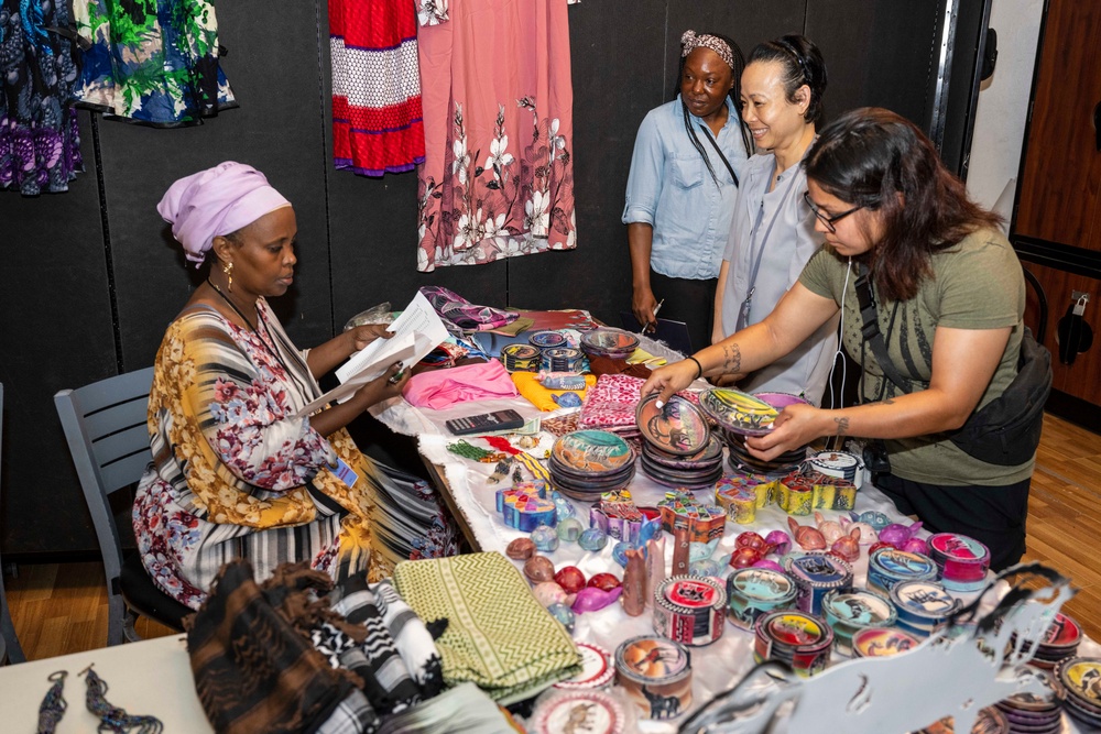 Biannual CLDJ Bazaar Connects Service Members with Djiboutian Artists and Vendors