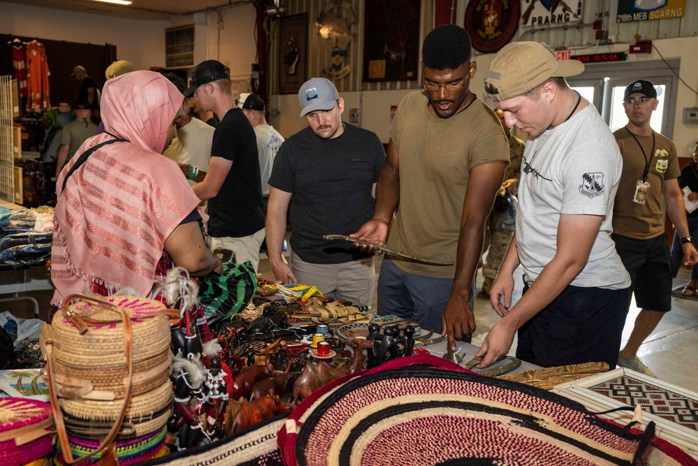 Biannual CLDJ Bazaar Connects Service Members with Djiboutian Artists and Vendors