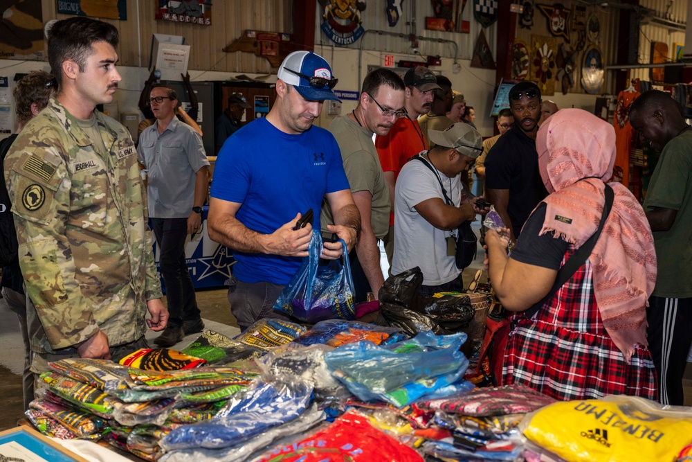 Biannual CLDJ Bazaar Connects Service Members with Djiboutian Artists and Vendors