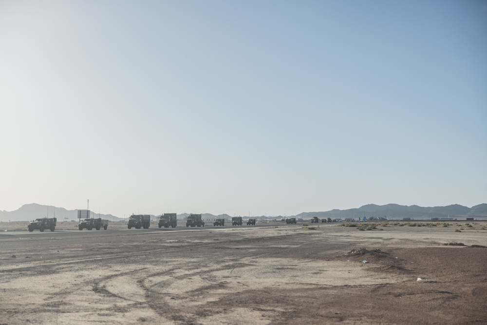 2nd Distribution Support Battalion Conduct Convoy Operations During Native Fury 24