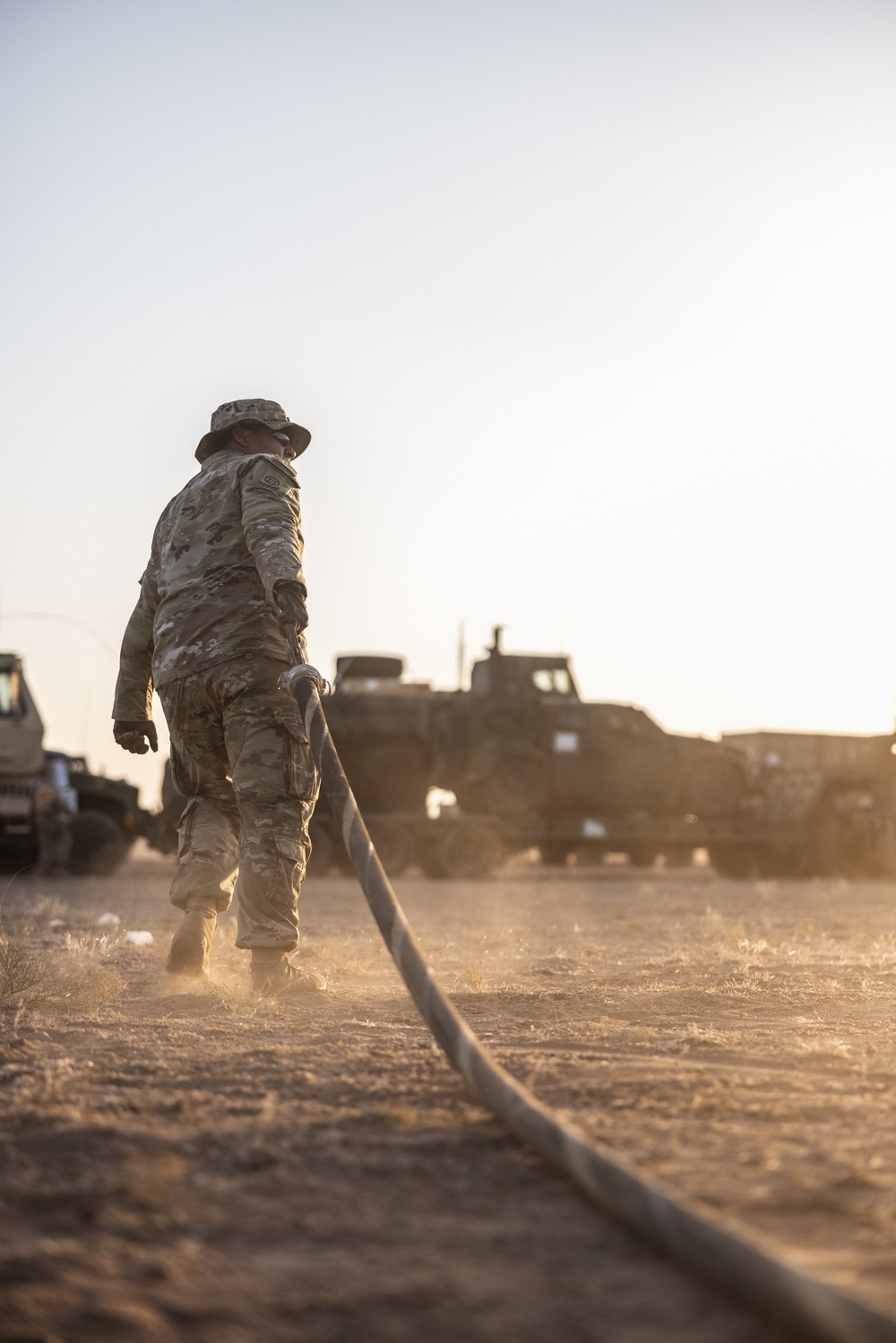 2nd Distribution Support Battalion Conduct Convoy Operations During Native Fury 24