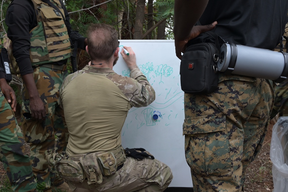 U.K. Ranger Regiment and Ghana Armed Forces Practice Vehicle Interdiction at Flintlock 24