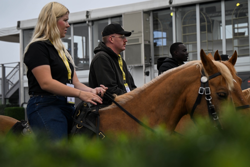 The Marine Corps Mounted Color Guard East Coast Tour