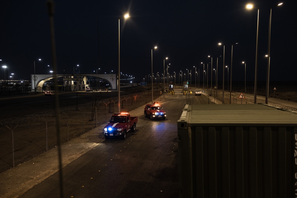2nd Distribution Support Battalion Crosses United Arab Emirates Border During Native Fury 24