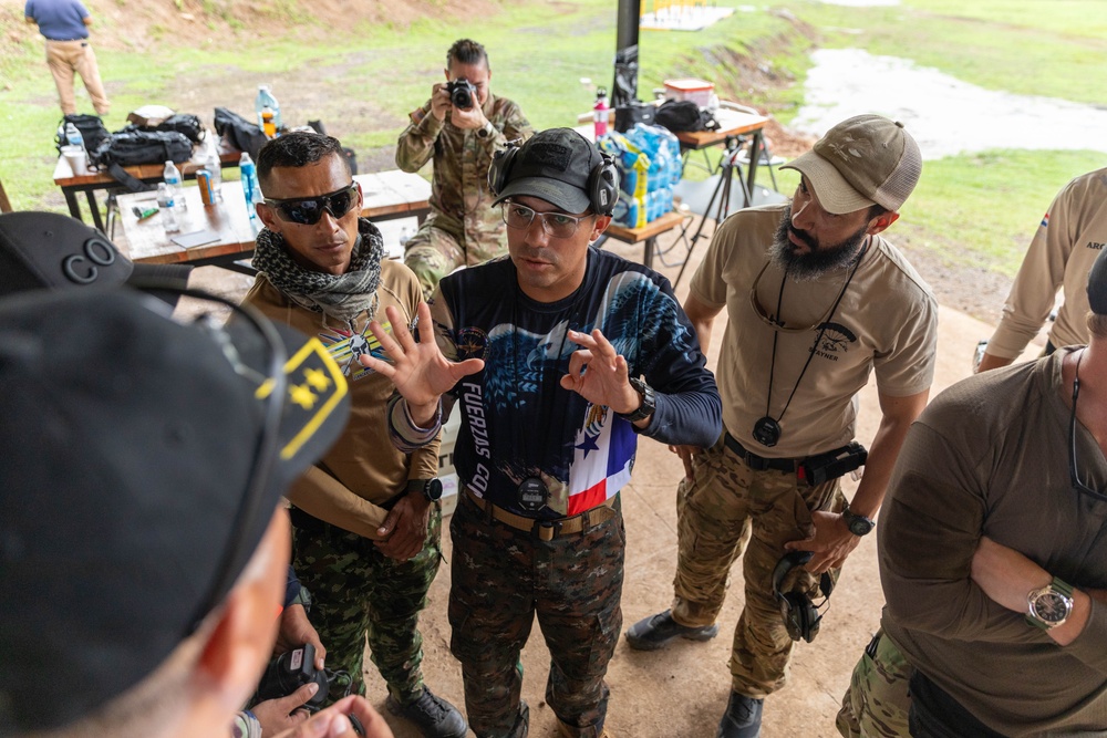 Competitors take part in Fuerzas Comando 24 Sniper Course II