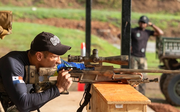Competitors take part in Fuerzas Comando 24 Sniper Course III