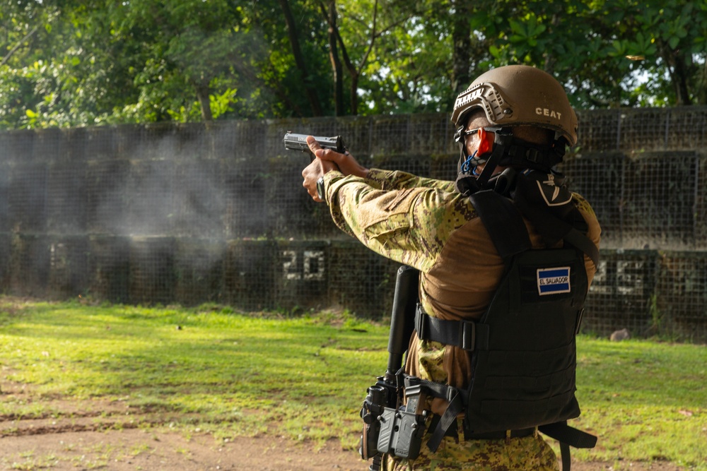 Competitors take part in Fuerzas Comando 24 Shoot House