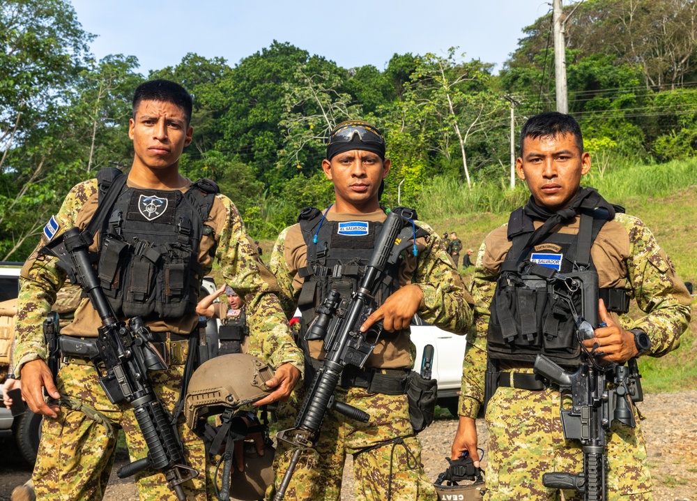 Competitors take part in Fuerzas Comando 24 Shoot House