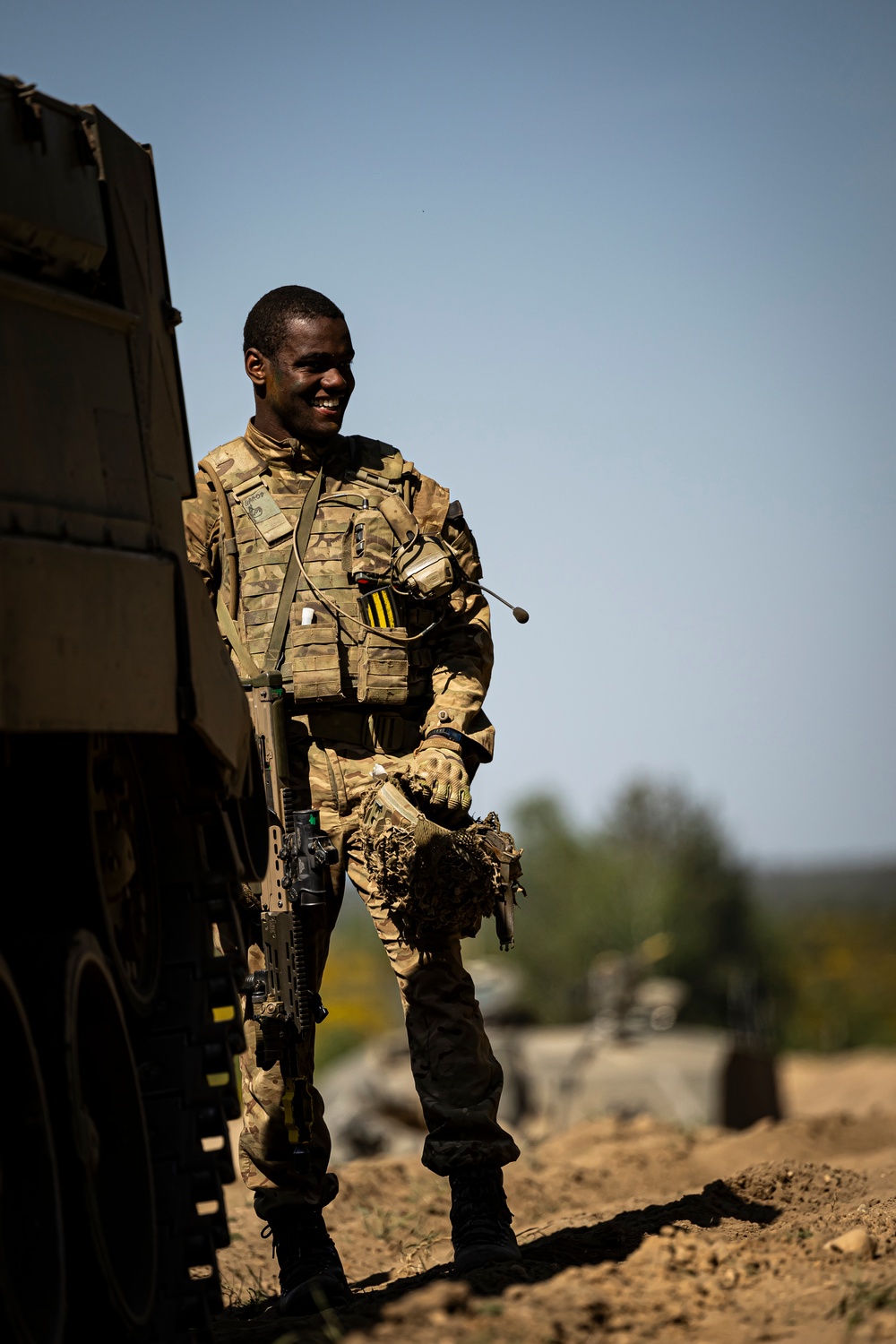 29ID positions Royal Army tanks and fighting vehicles with 12th ABCT