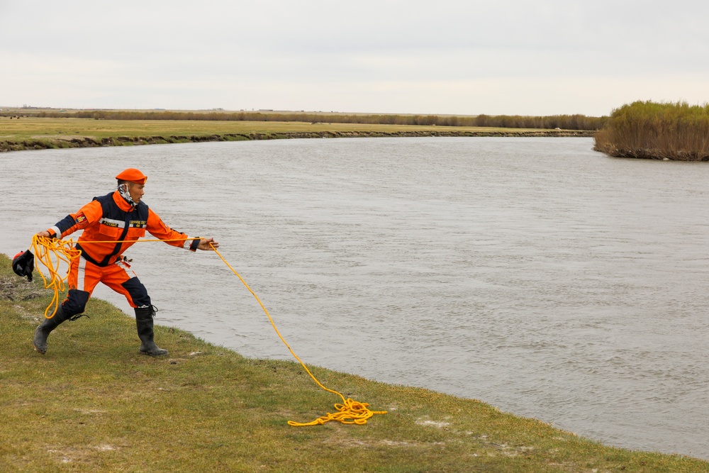 Riverine training at Gobi Wolf 2024