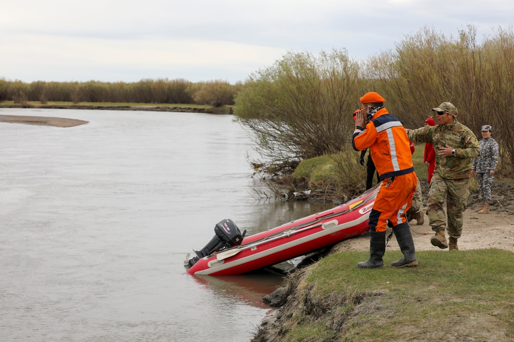 Riverine training at Gobi Wolf 2024