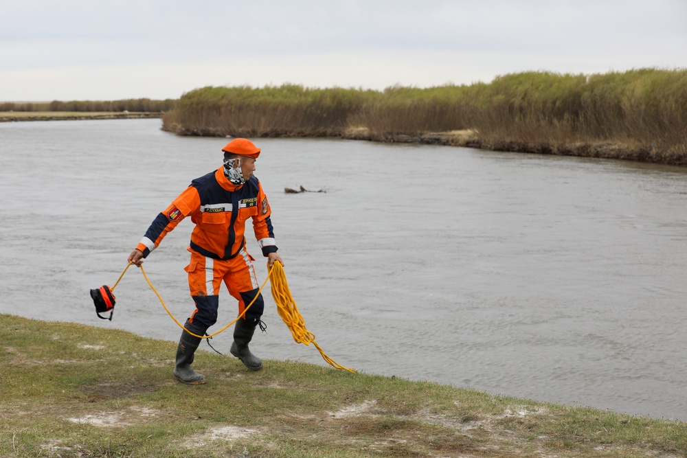 Riverine training at Gobi Wolf 2024