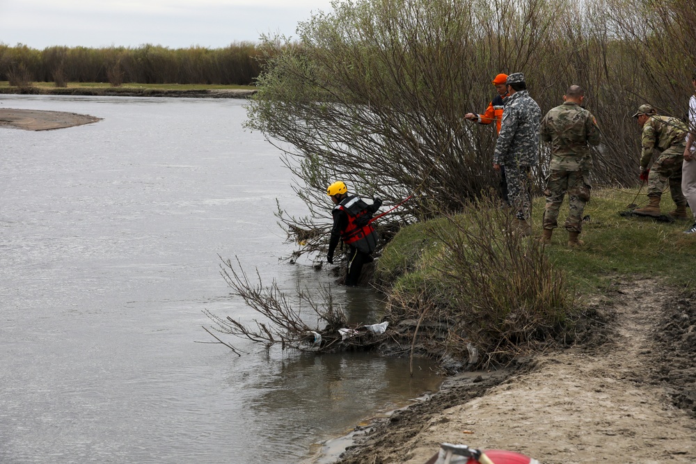 Riverine training at Gobi Wolf 2024