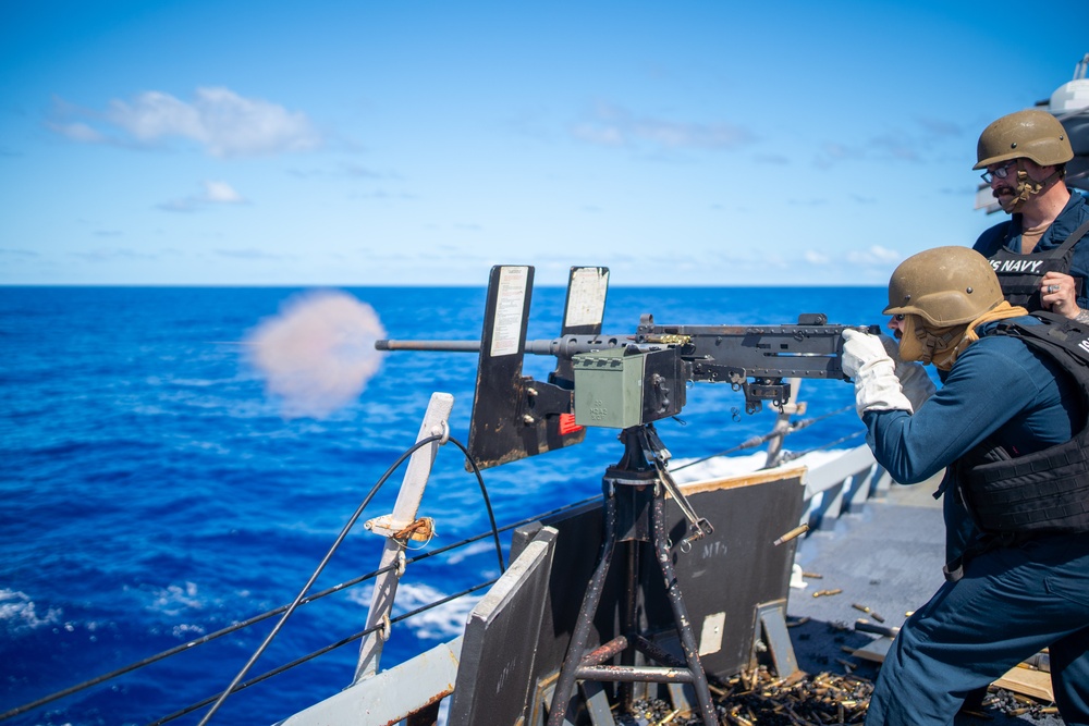 Porter Conducts Live-Fire Exercise