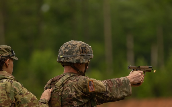 Soldiers compete in the 2024 MRCE and MDRC Best Leader Competitions Oral Board and M17 Qualification