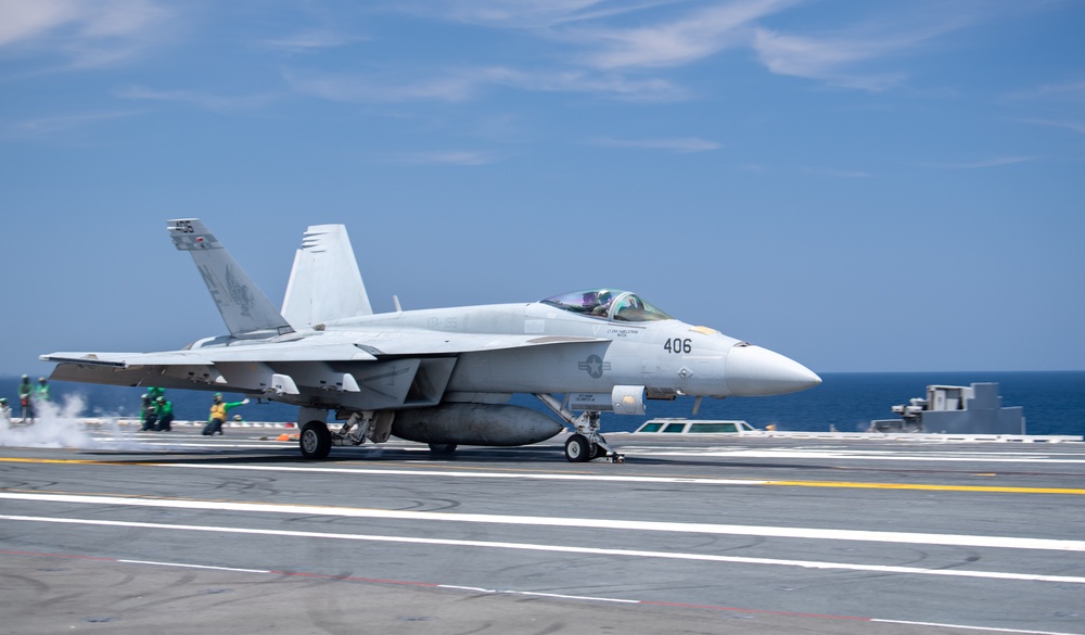 USS Ronald Reagan (CVN 76) conducts flight operations