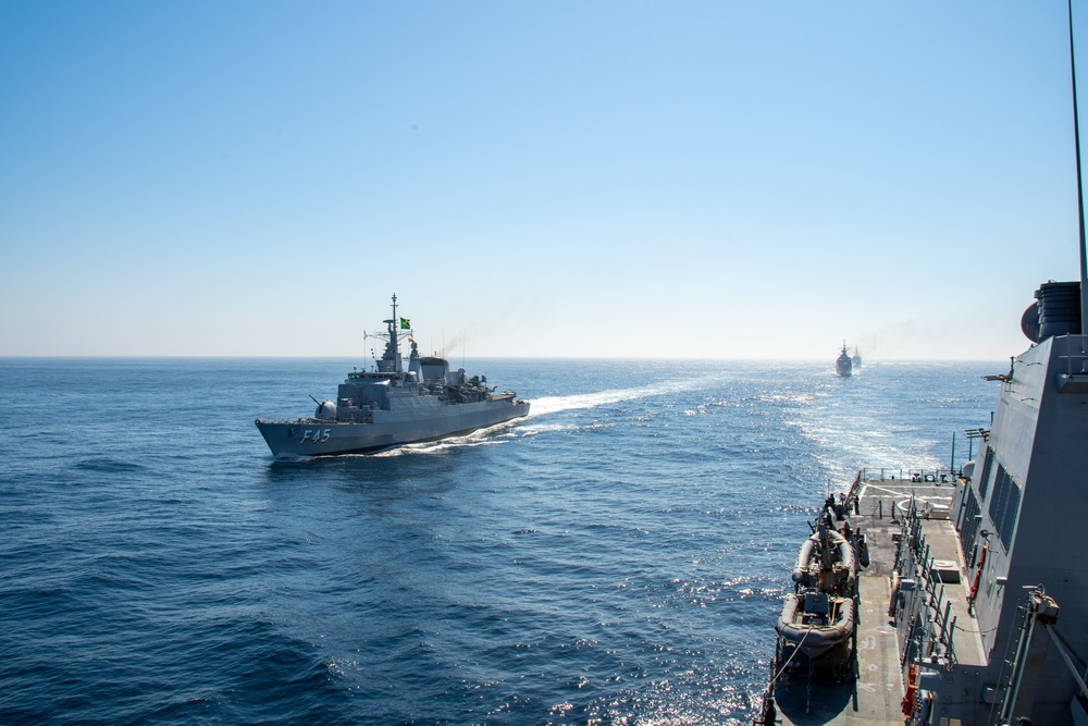 Porter conducts Bilateral Exercise