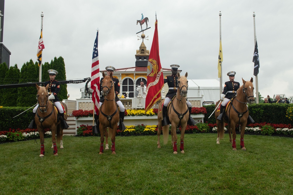 Marine Corps Mounted Color Guard East Coast Tour