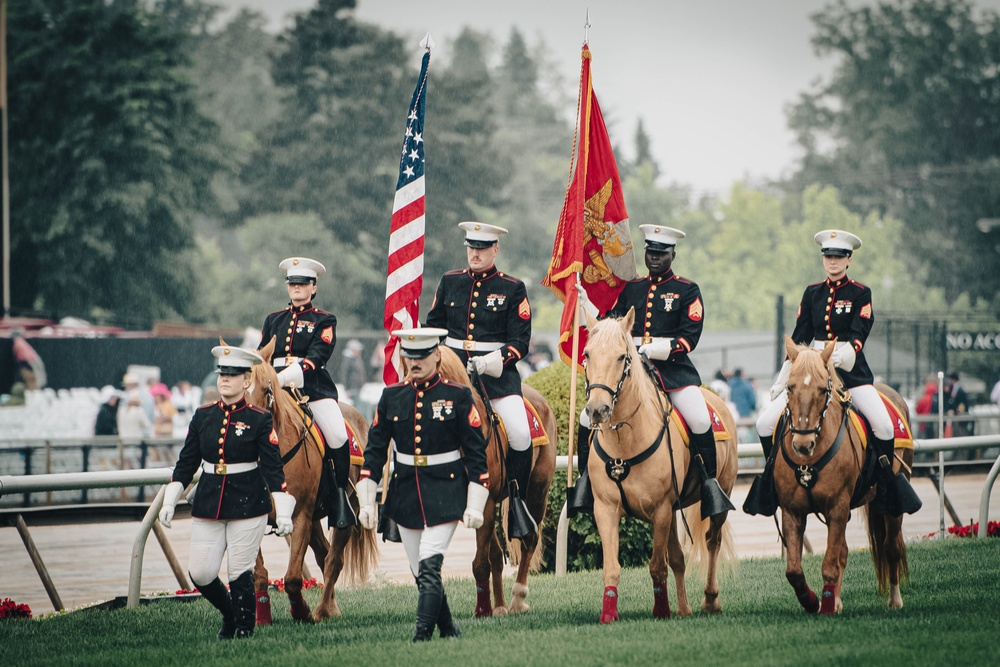 The Marine Corps Mounted Color Guard East Coast Tour