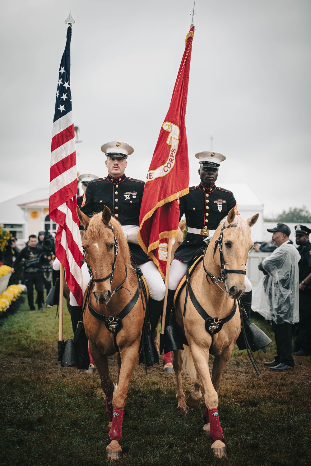 The Marine Corps Mounted Color Guard East Coast Tour