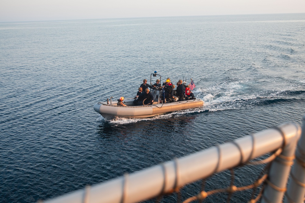 USS John S. McCain Conducts VBSS Operations