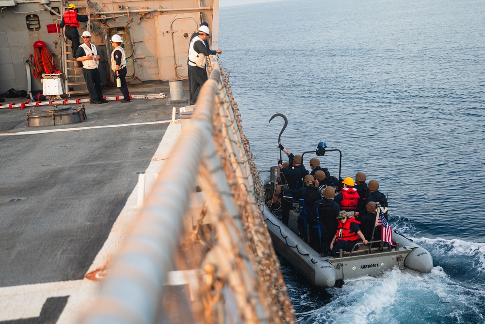 USS John S. McCain Conducts VBSS Operations