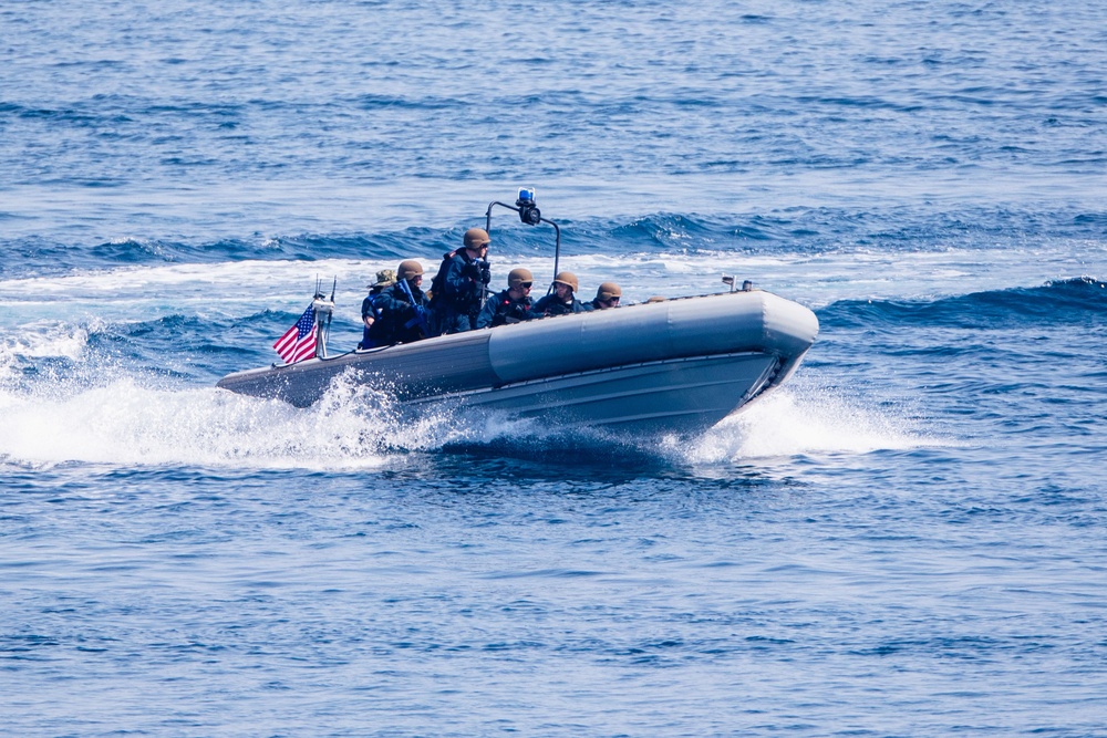 USS John S. McCain Conducts VBSS Operations