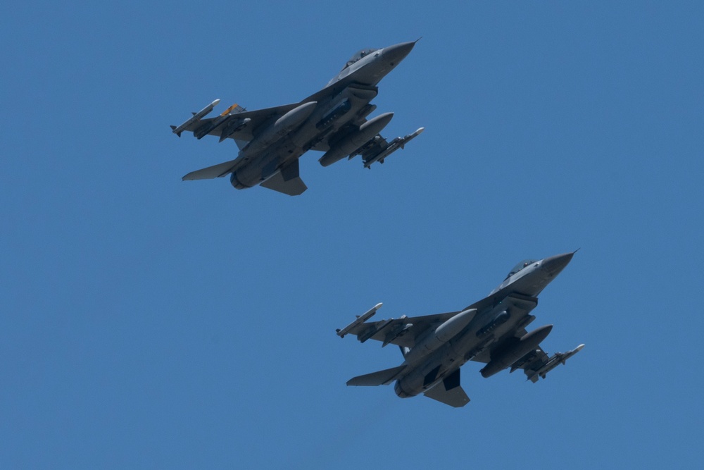 The PACAF F-16 Demo Team participates in Japanese-American Friendship Festival 24