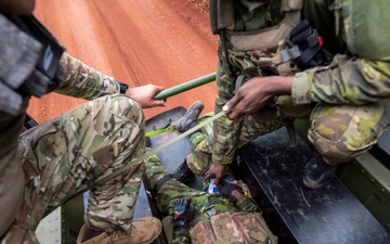 Ivorian Special Forces Conduct Simulated CASEVAC at Flintlock 24