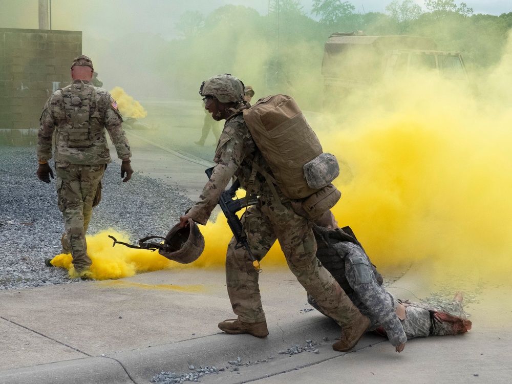 Combat medic training