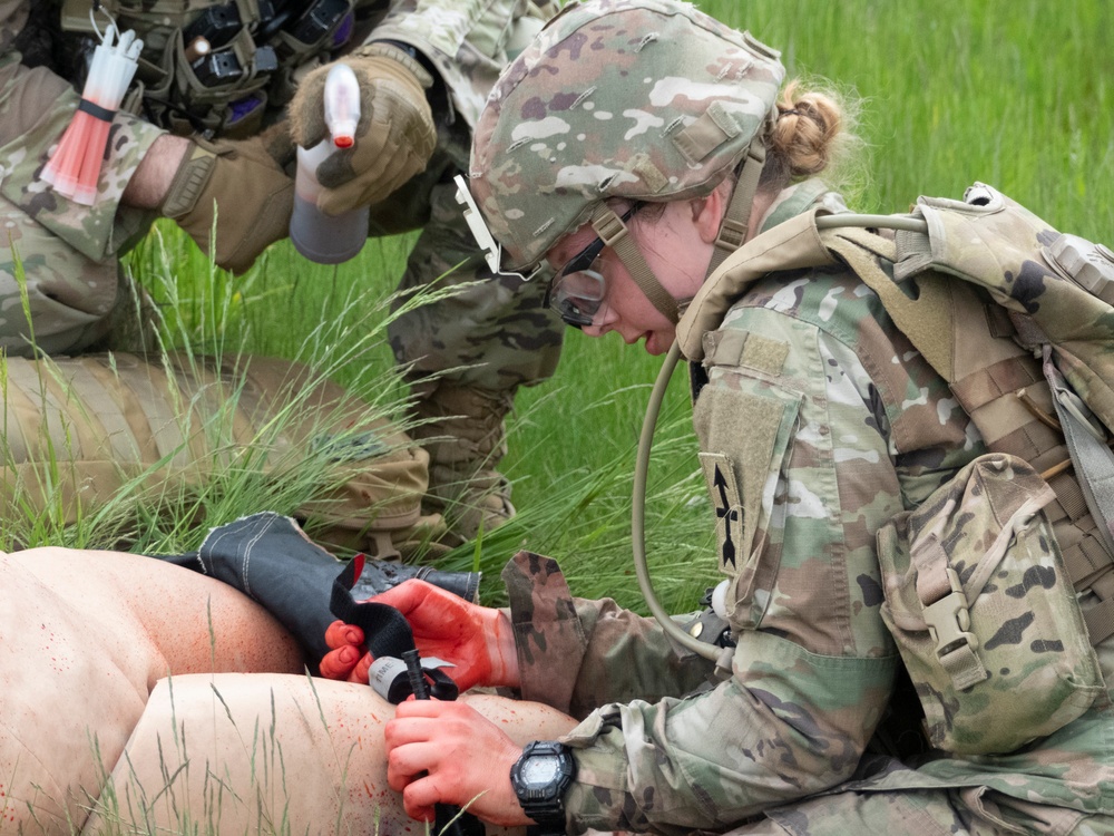 Combat medic training