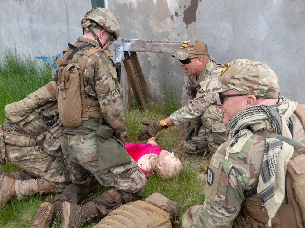 Combat medic training