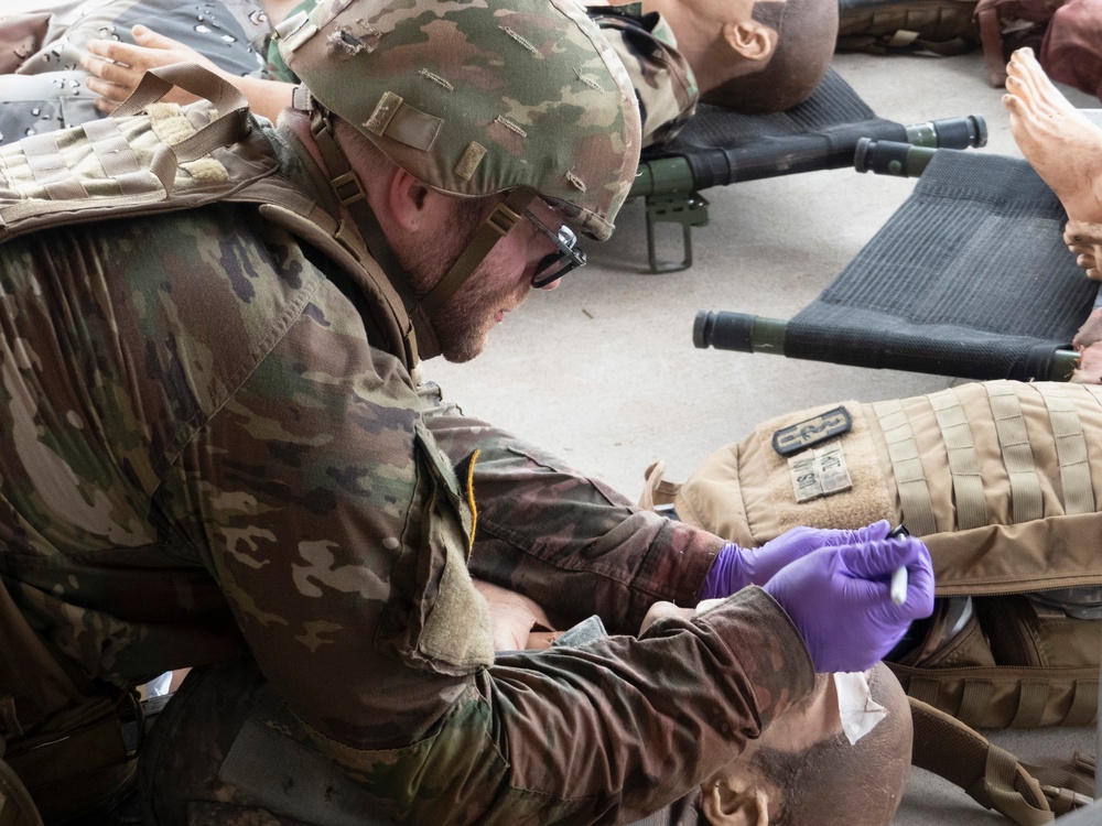 Combat medic training