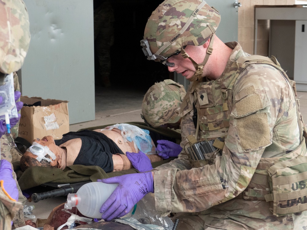 Combat medic training