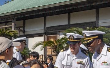 USS Higgins Departs Shimoda, Black Ship Festival
