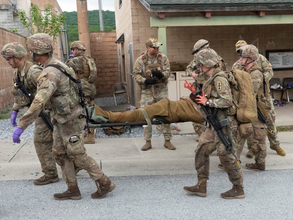 Combat medic training