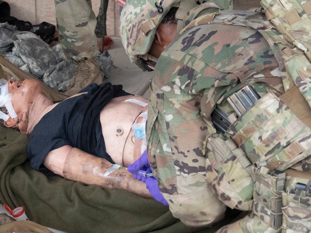 Combat medic training